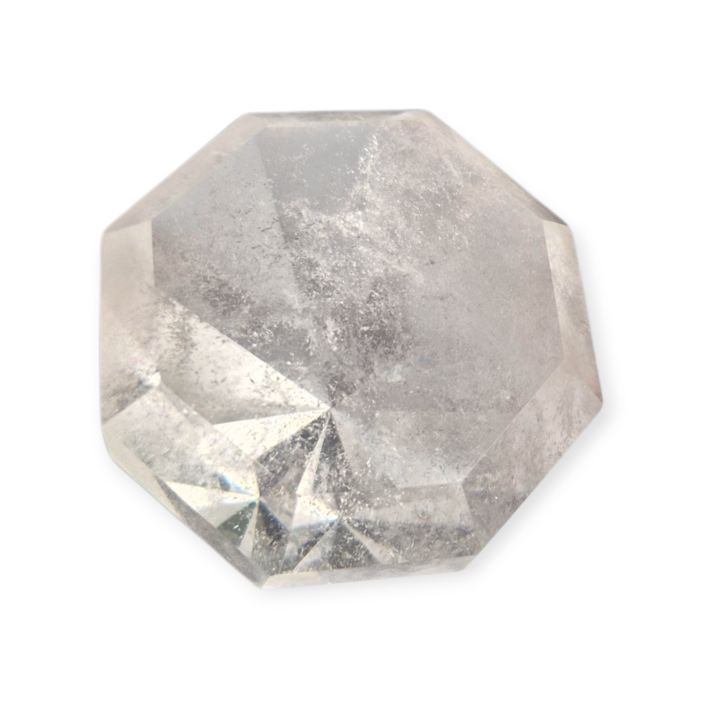 Crystals - Clear Quartz Faceted Diamond
