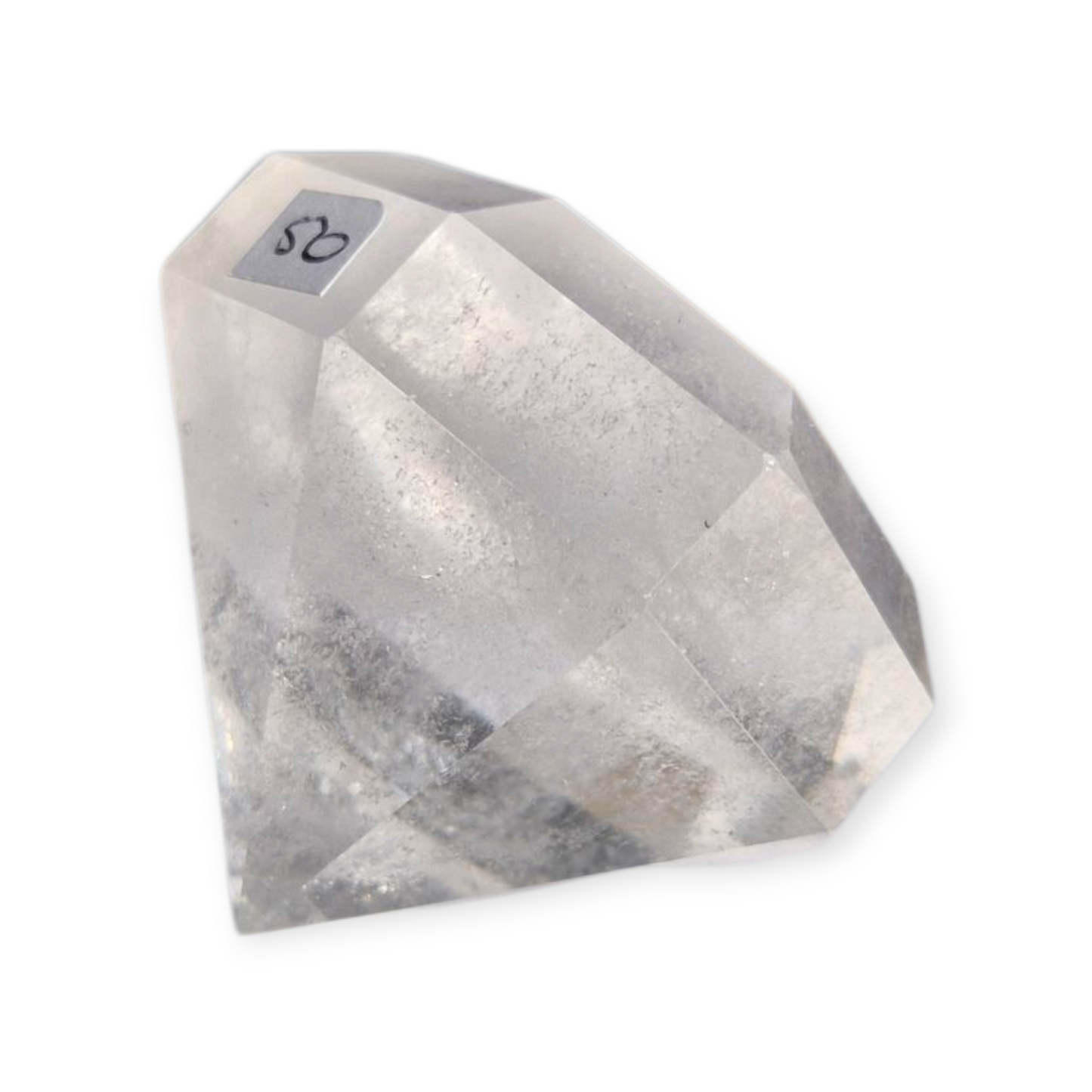Crystals - Clear Quartz Faceted Diamond