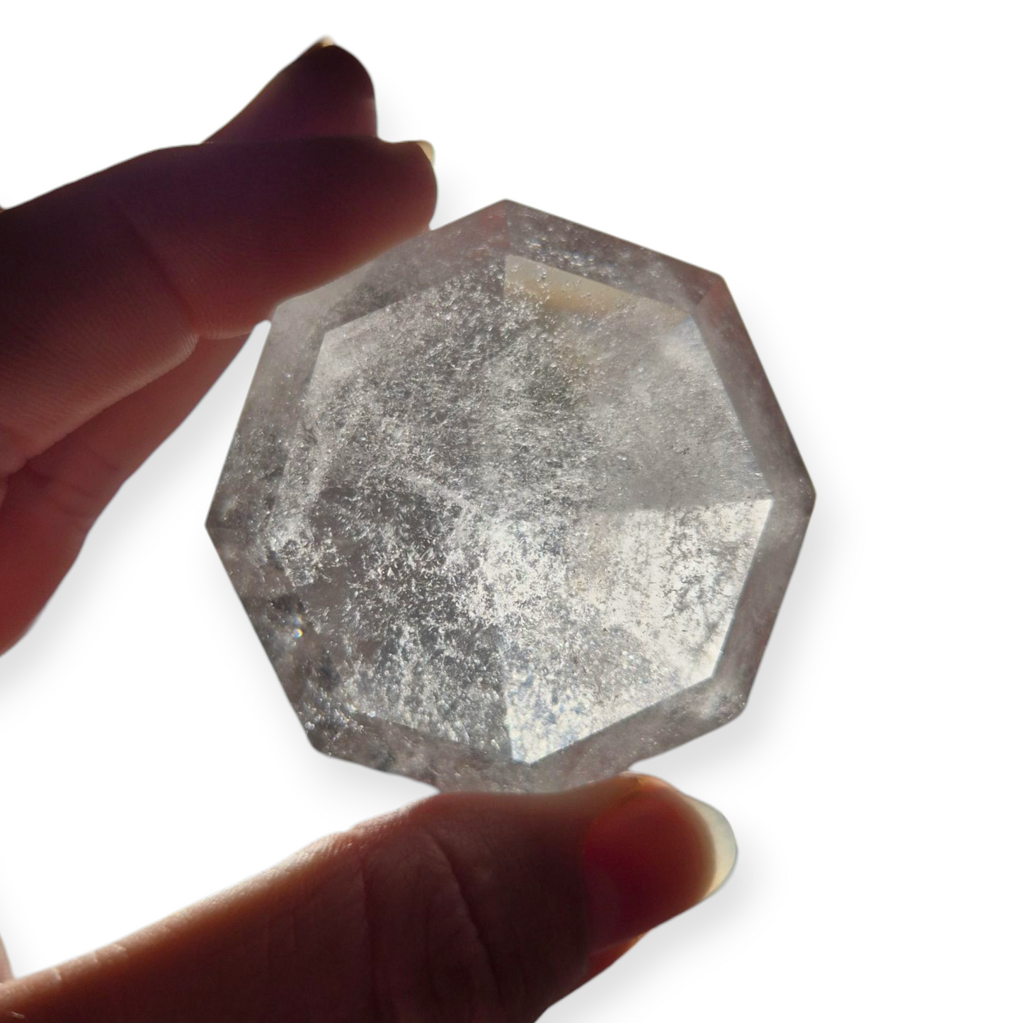 Crystals - Clear Quartz Faceted Diamond