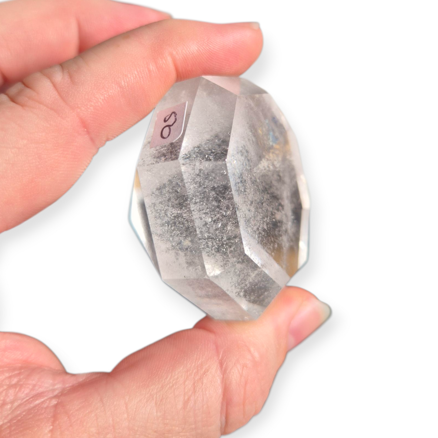 Crystals - Clear Quartz Faceted Diamond