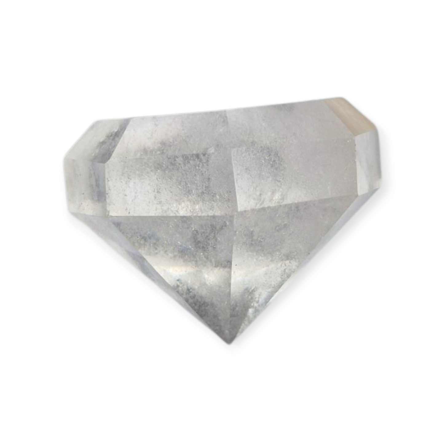 Crystals - Clear Quartz Faceted Diamond