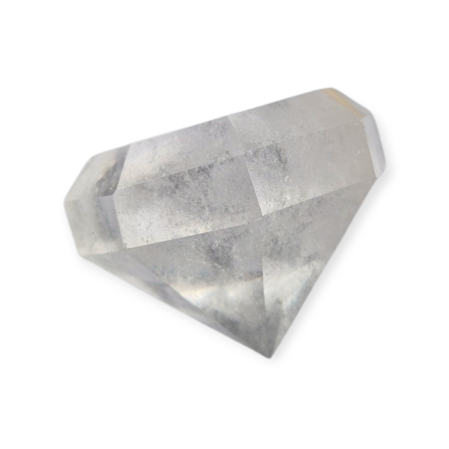 Crystals - Clear Quartz Faceted Diamond