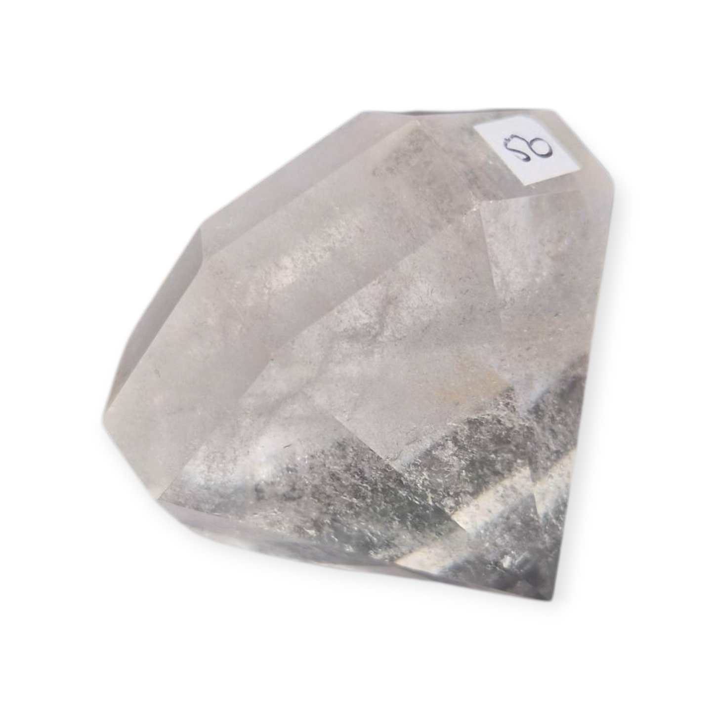Crystals - Clear Quartz Faceted Diamond