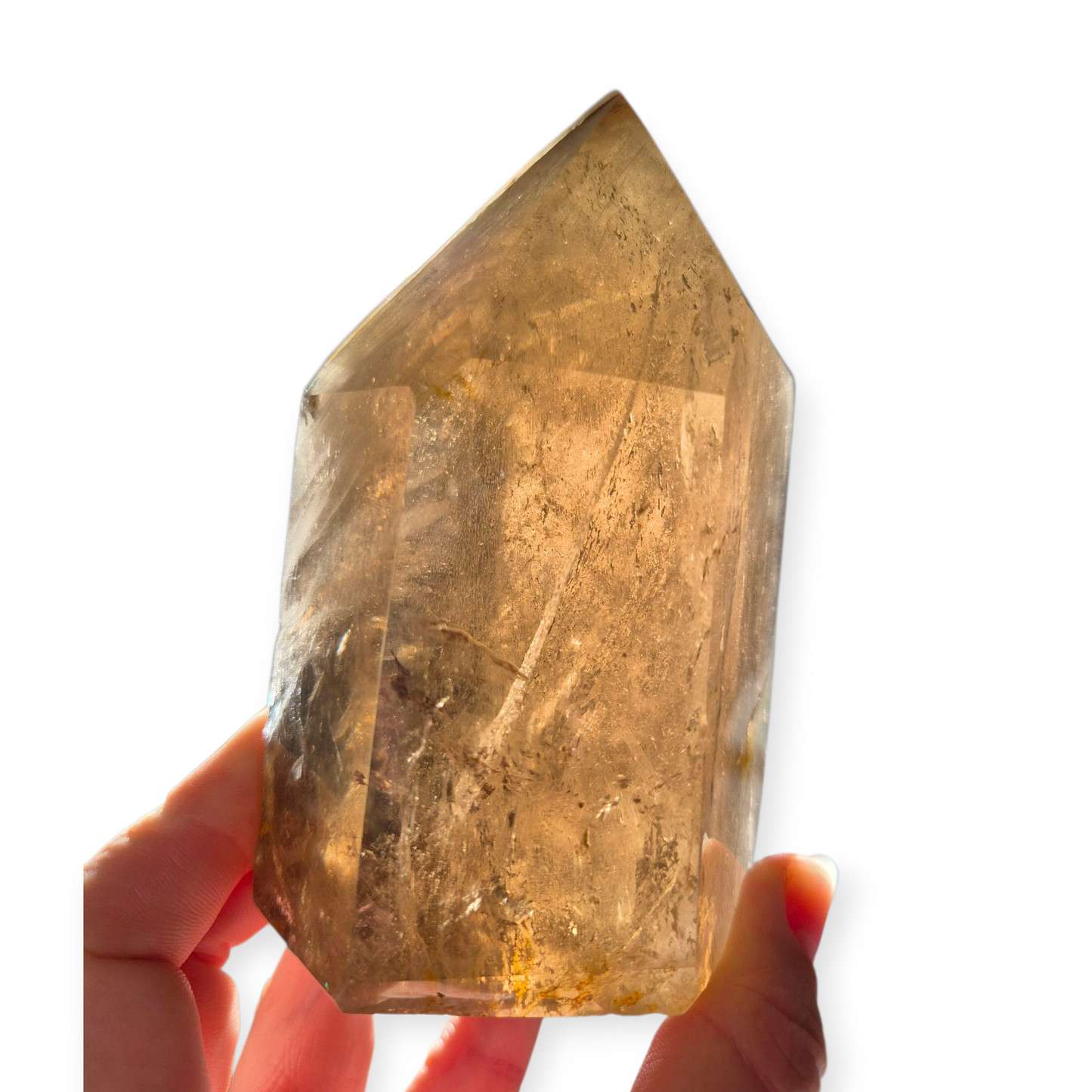 Crystals - Smoky Quartz Polished Freeform Point/Tower