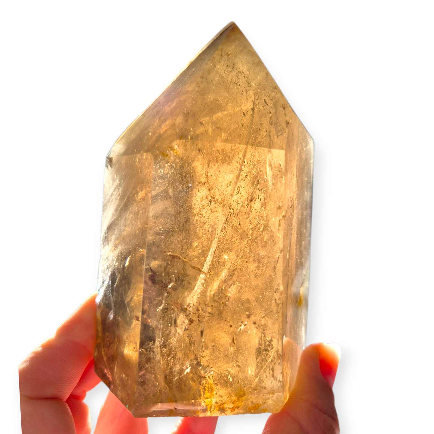 Crystals - Smoky Quartz Polished Freeform Point/Tower