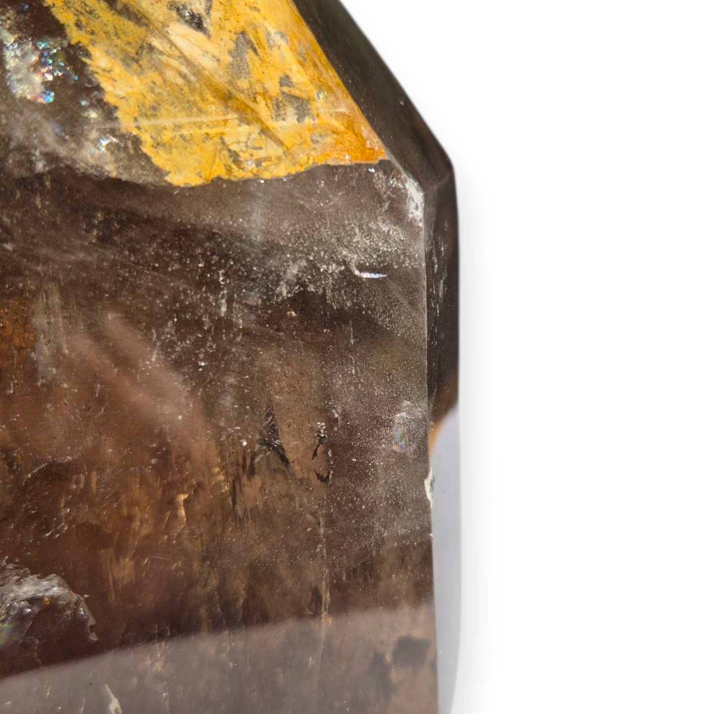 Crystals - Smoky Quartz Polished Freeform Point/Tower