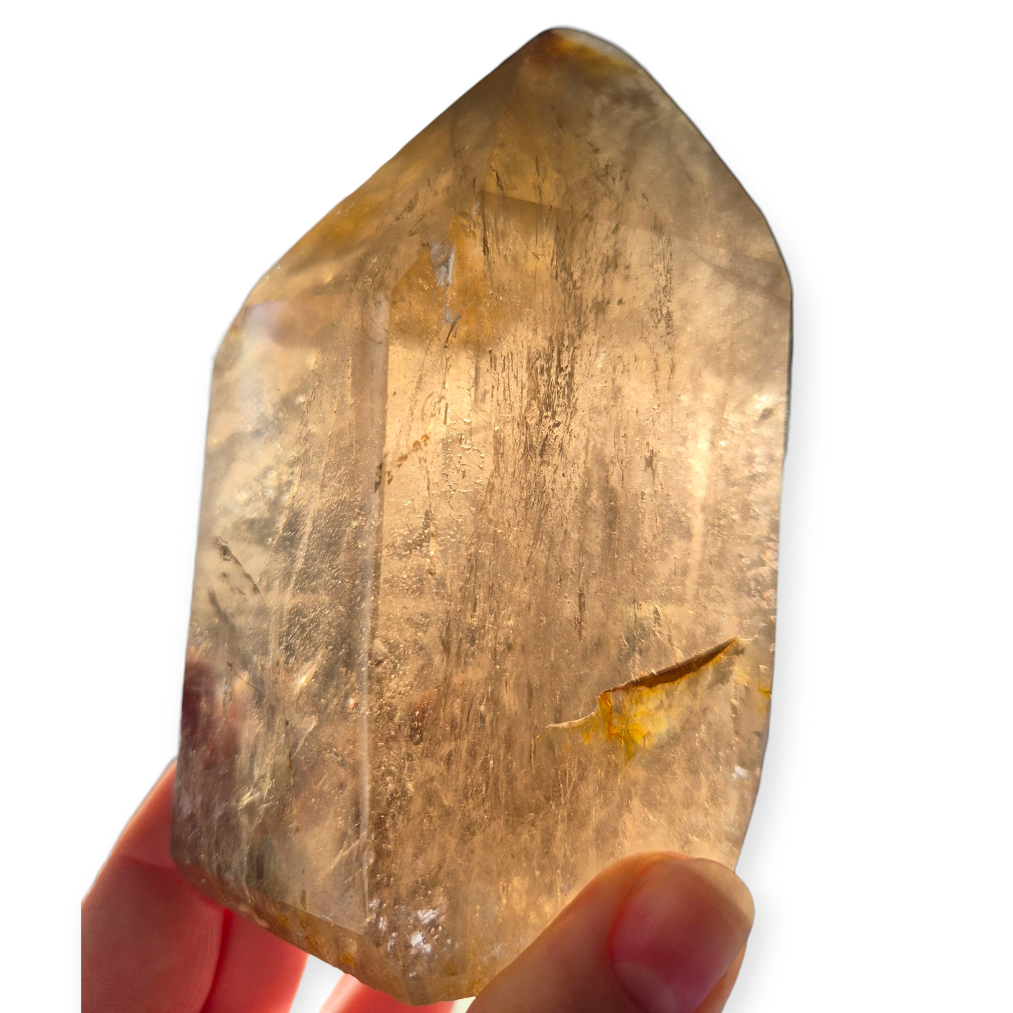 Crystals - Smoky Quartz Polished Freeform Point/Tower