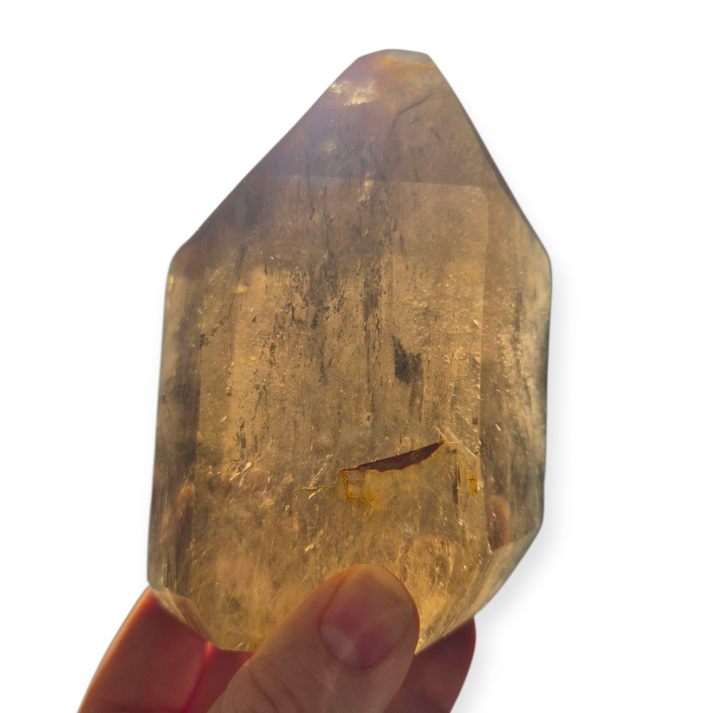 Crystals - Smoky Quartz Polished Freeform Point/Tower