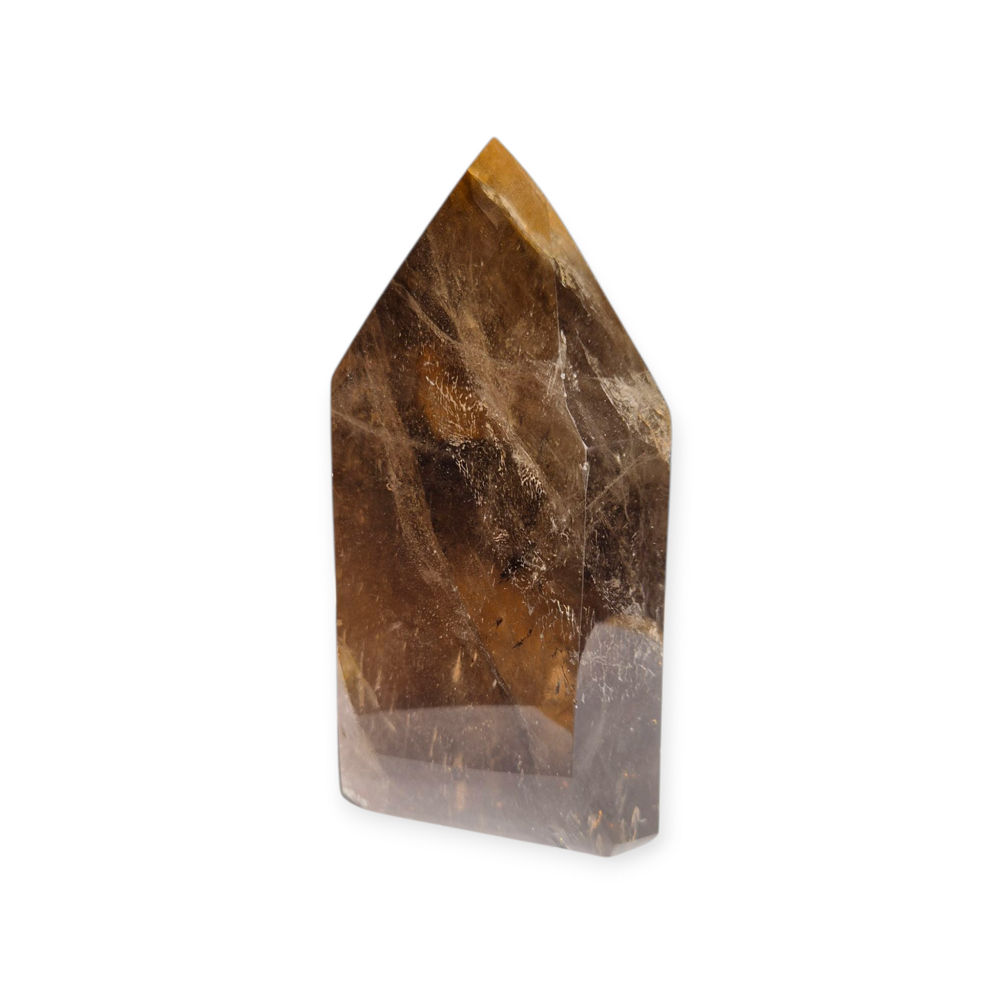 Crystals - Smoky Quartz Polished Freeform Point/Tower