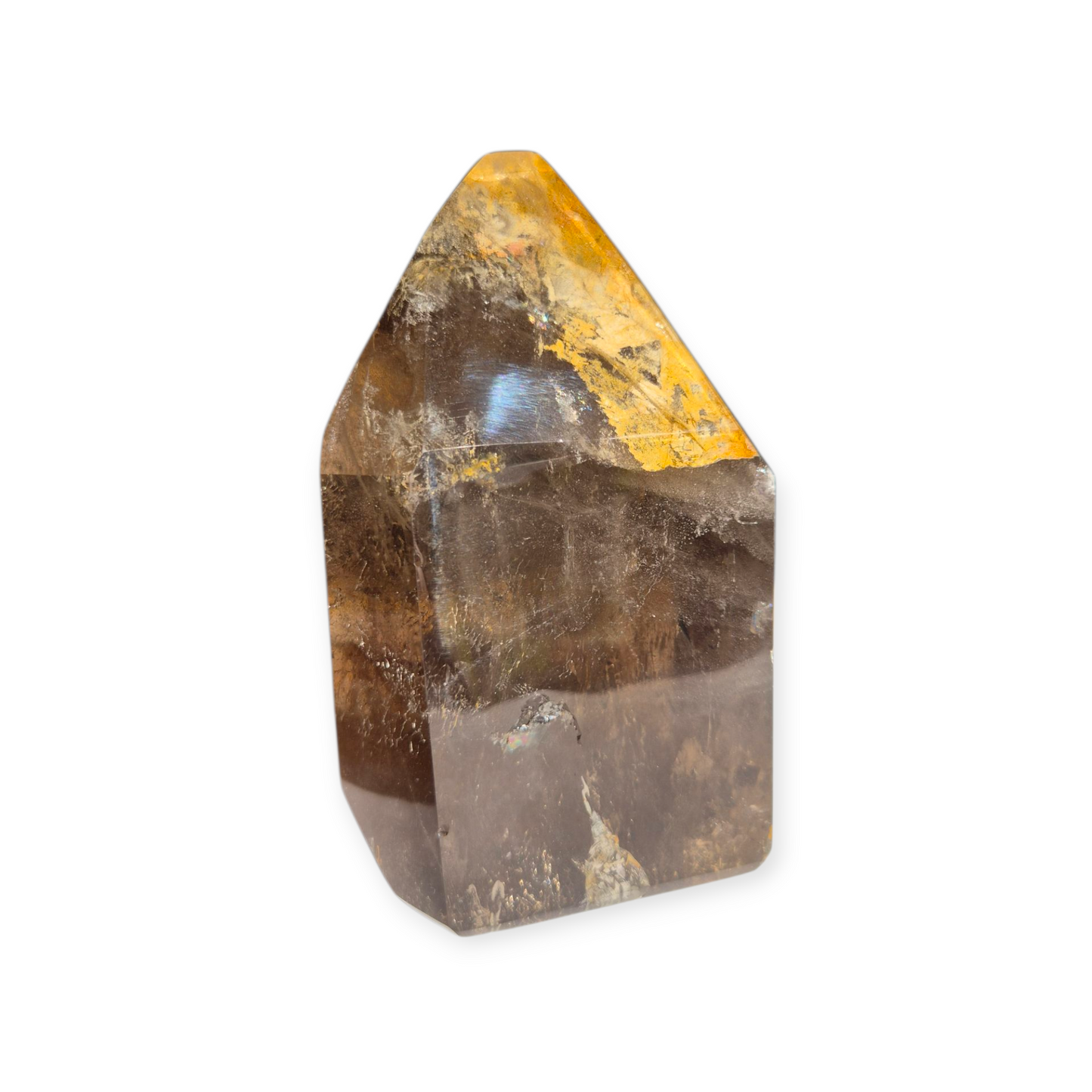 Crystals - Smoky Quartz Polished Freeform Point/Tower