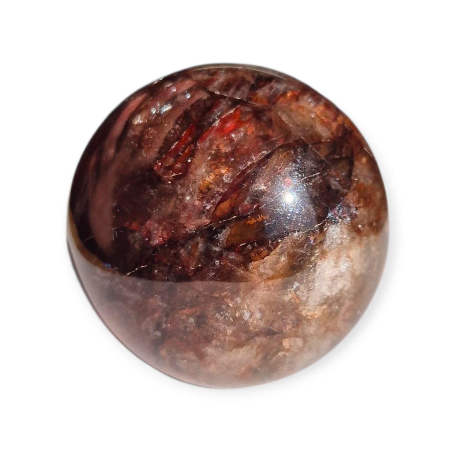 Crystals - Fire Quartz Sphere