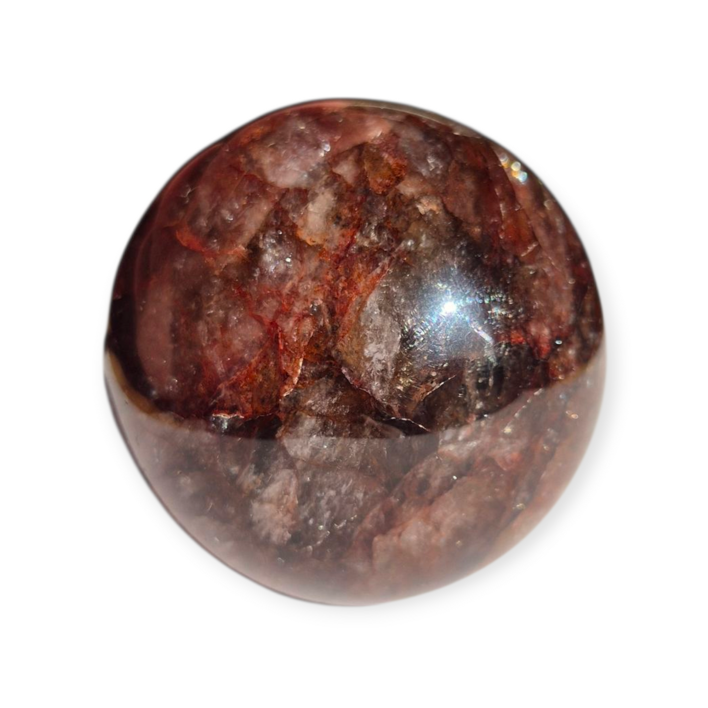 Crystals - Fire Quartz Sphere