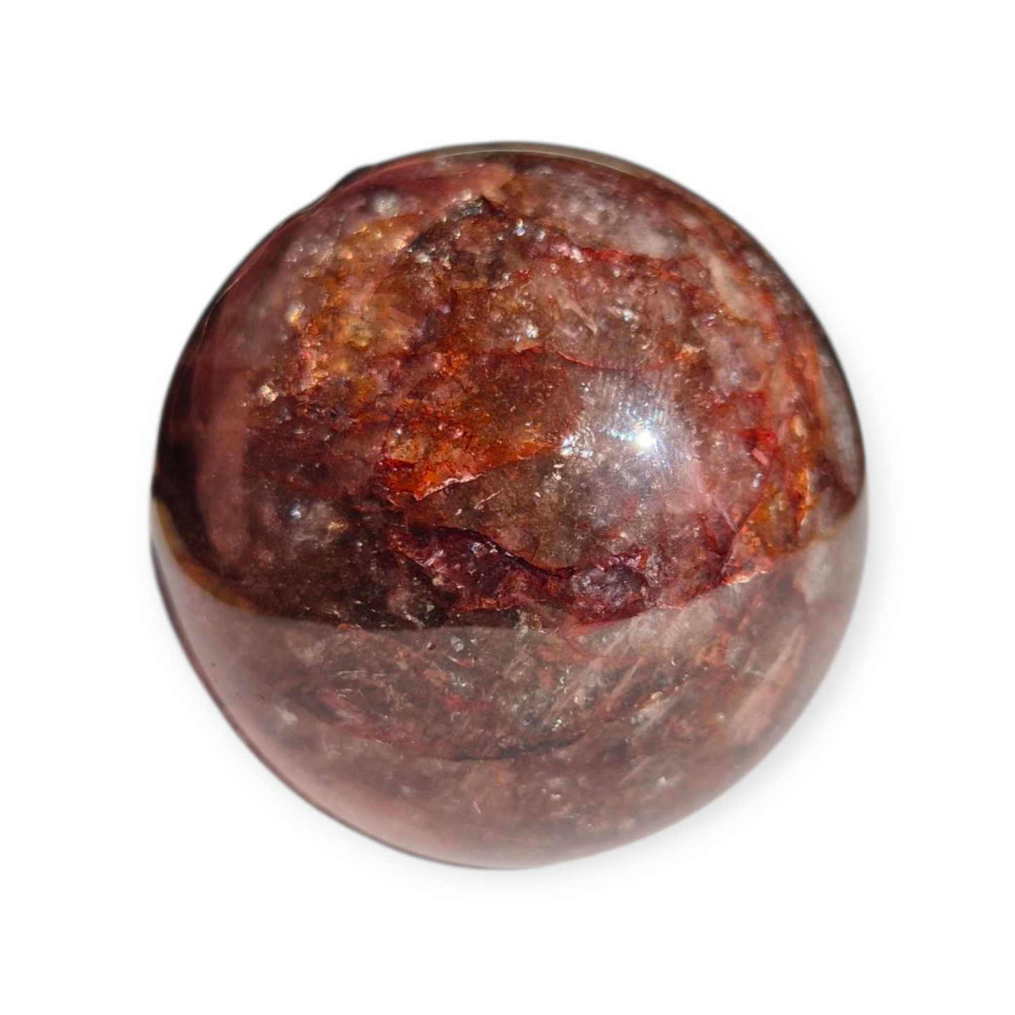 Crystals - Fire Quartz Sphere