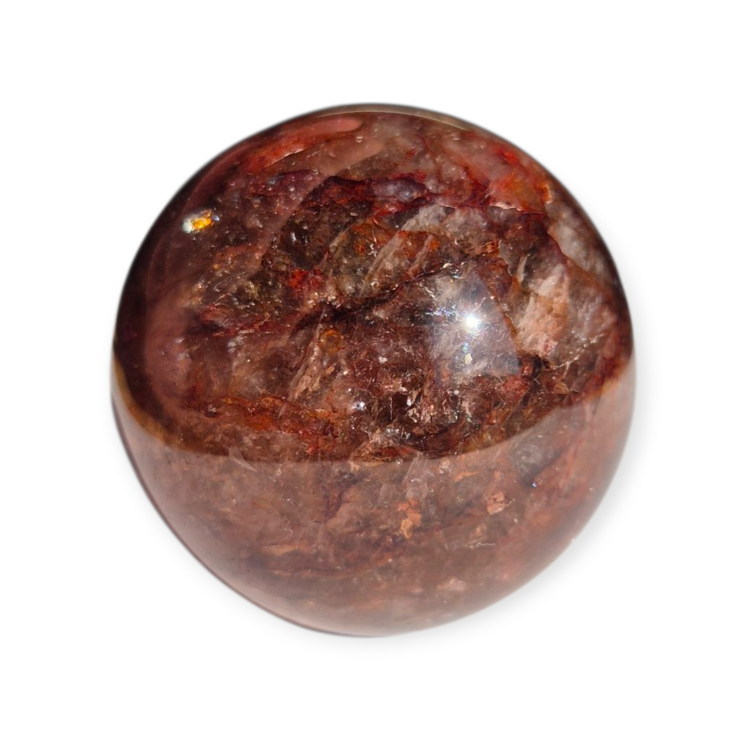 Crystals - Fire Quartz Sphere