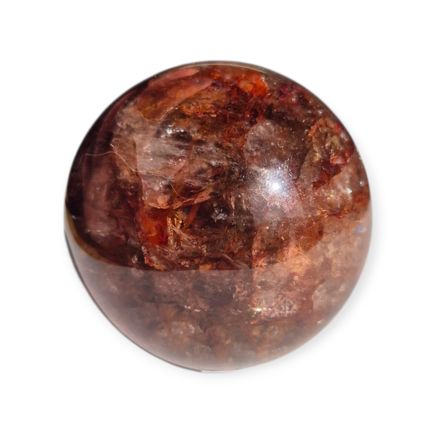 Crystals - Fire Quartz Sphere