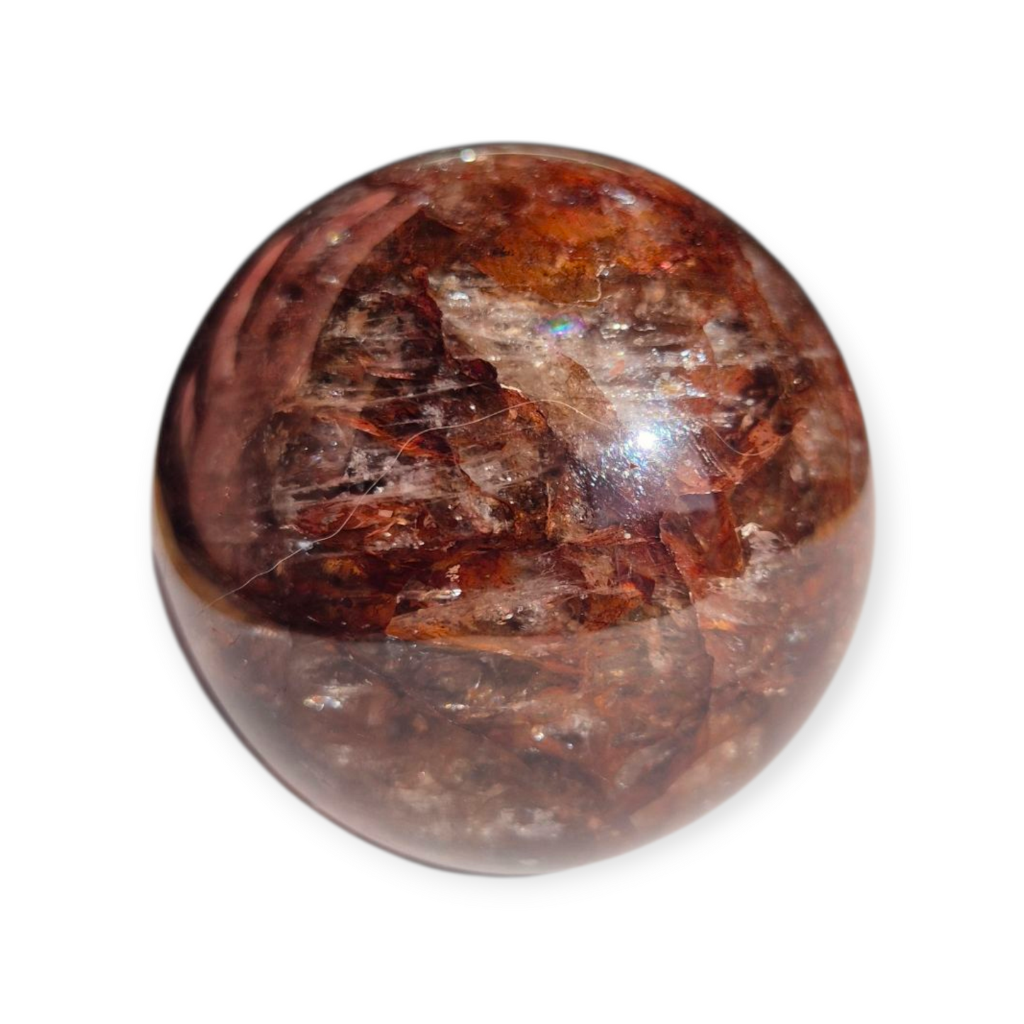 Crystals - Fire Quartz Sphere