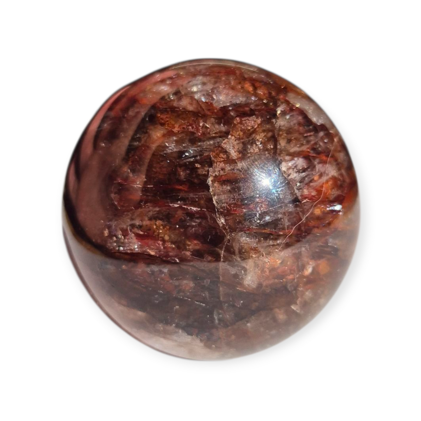 Crystals - Fire Quartz Sphere