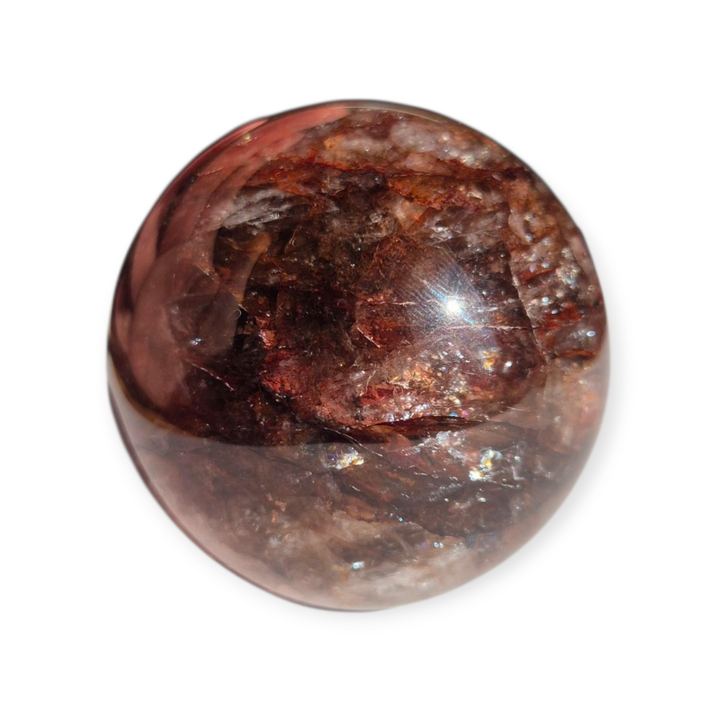 Crystals - Fire Quartz Sphere
