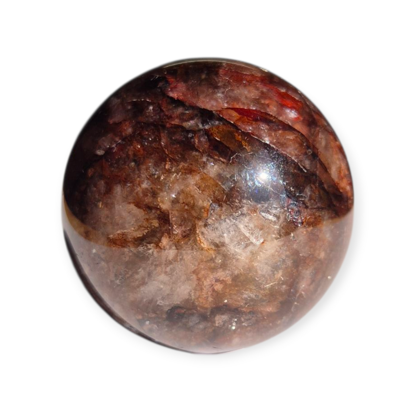 Crystals - Fire Quartz Sphere