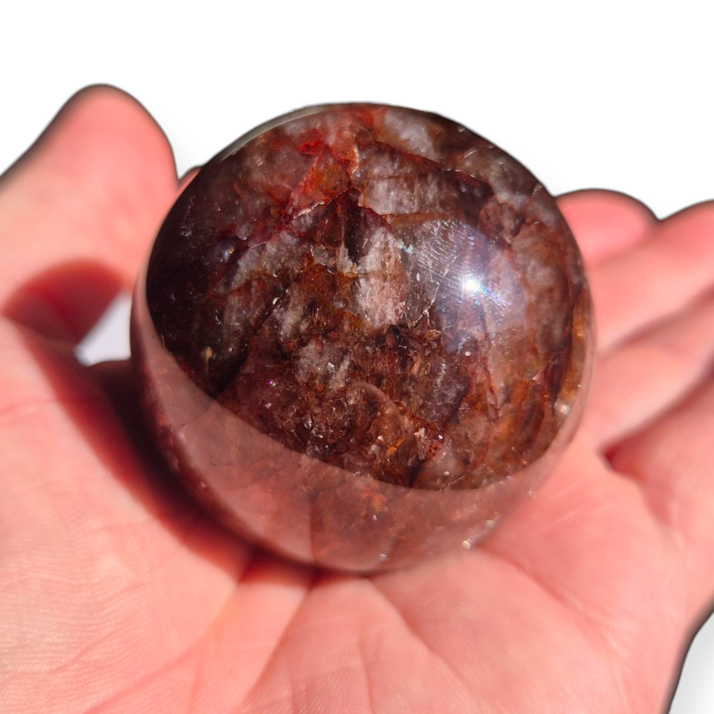 Crystals - Fire Quartz Sphere