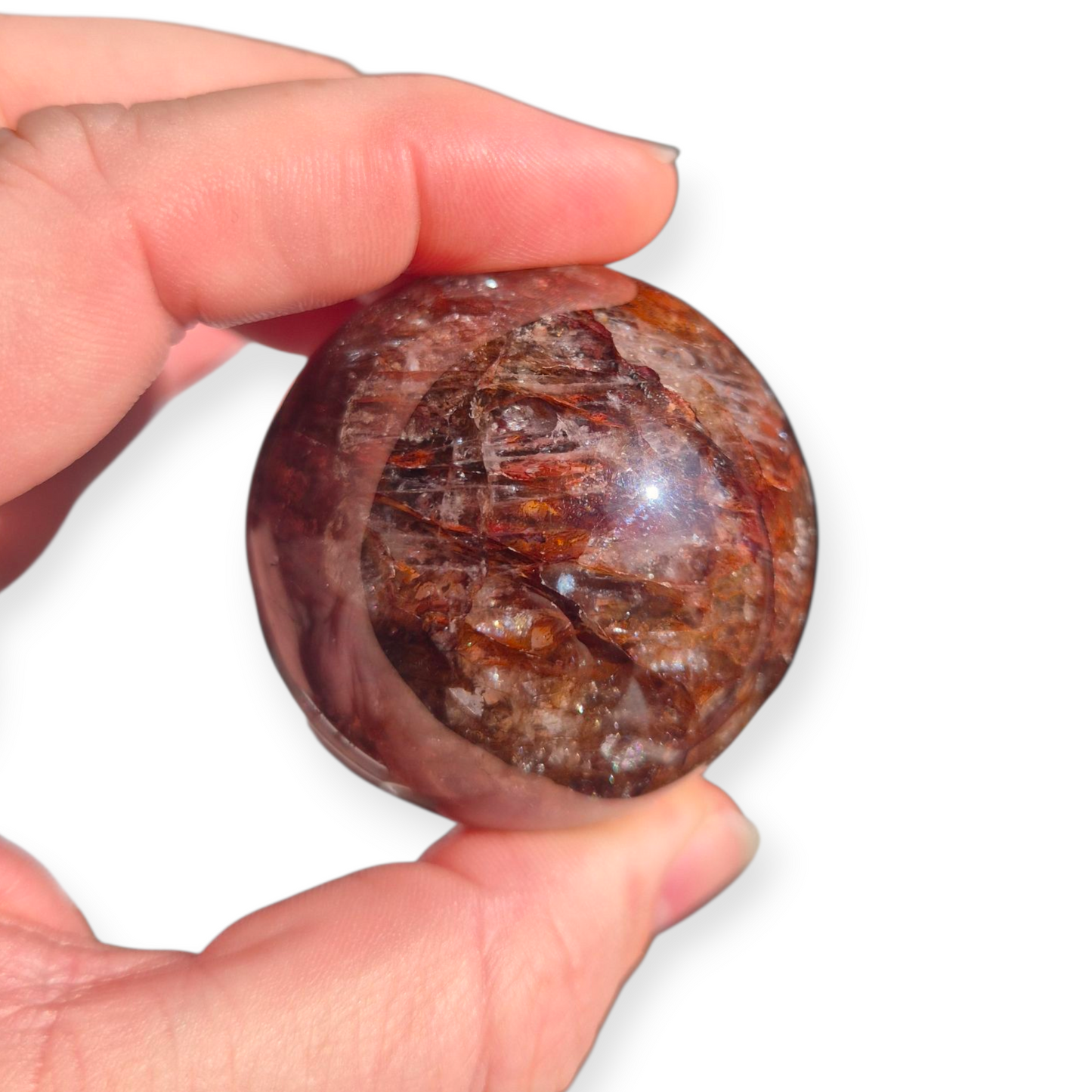 Crystals - Fire Quartz Sphere