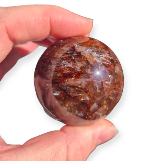 Crystals - Fire Quartz Sphere