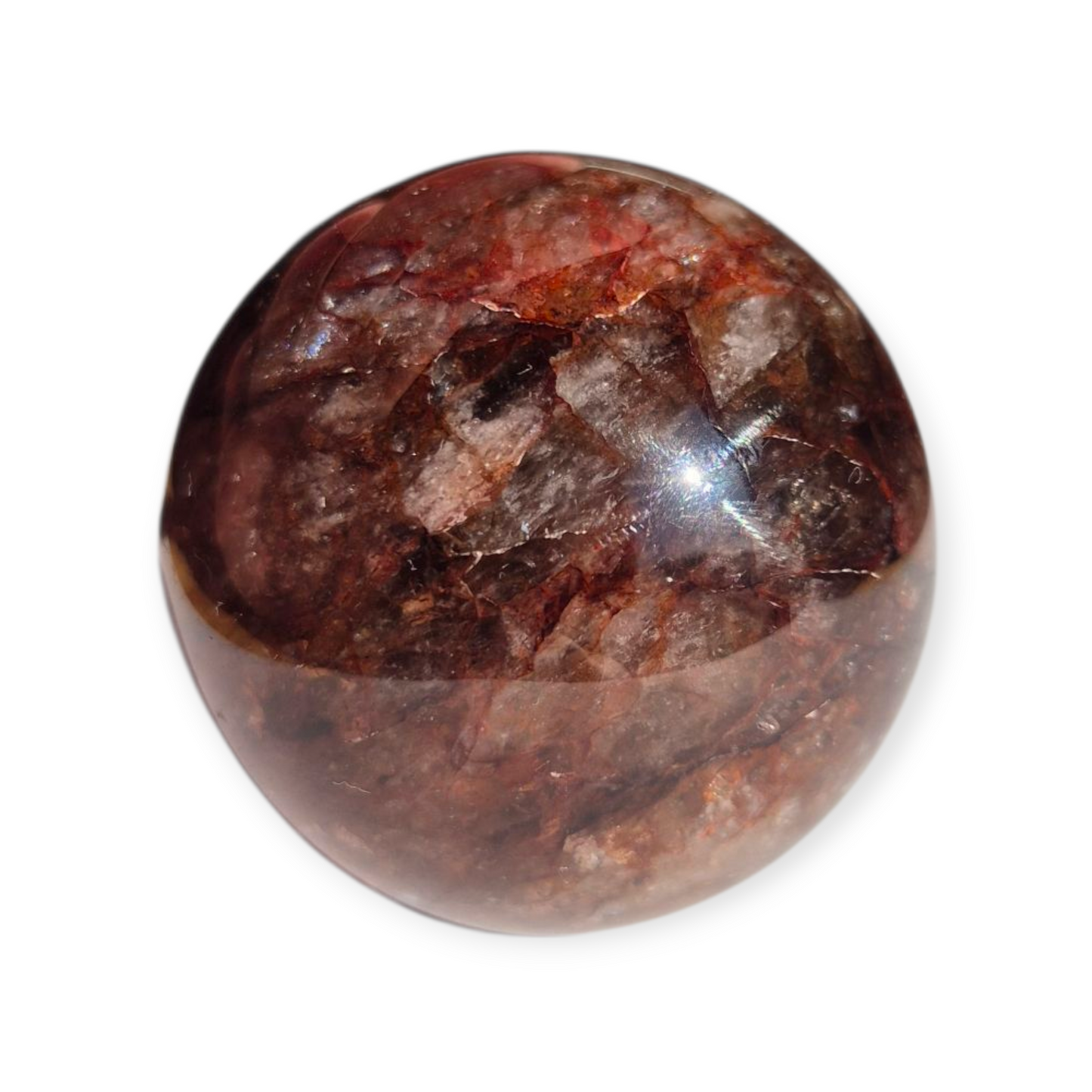 Crystals - Fire Quartz Sphere