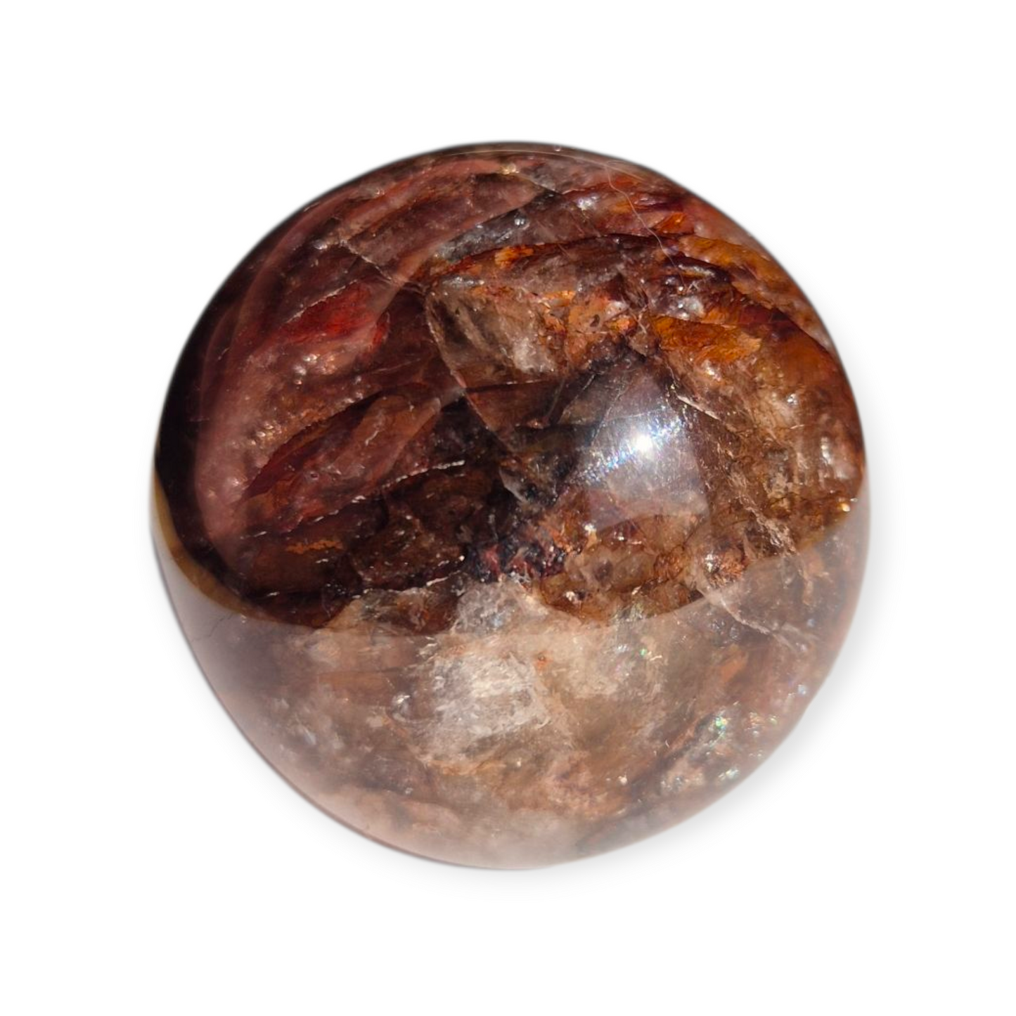 Crystals - Fire Quartz Sphere