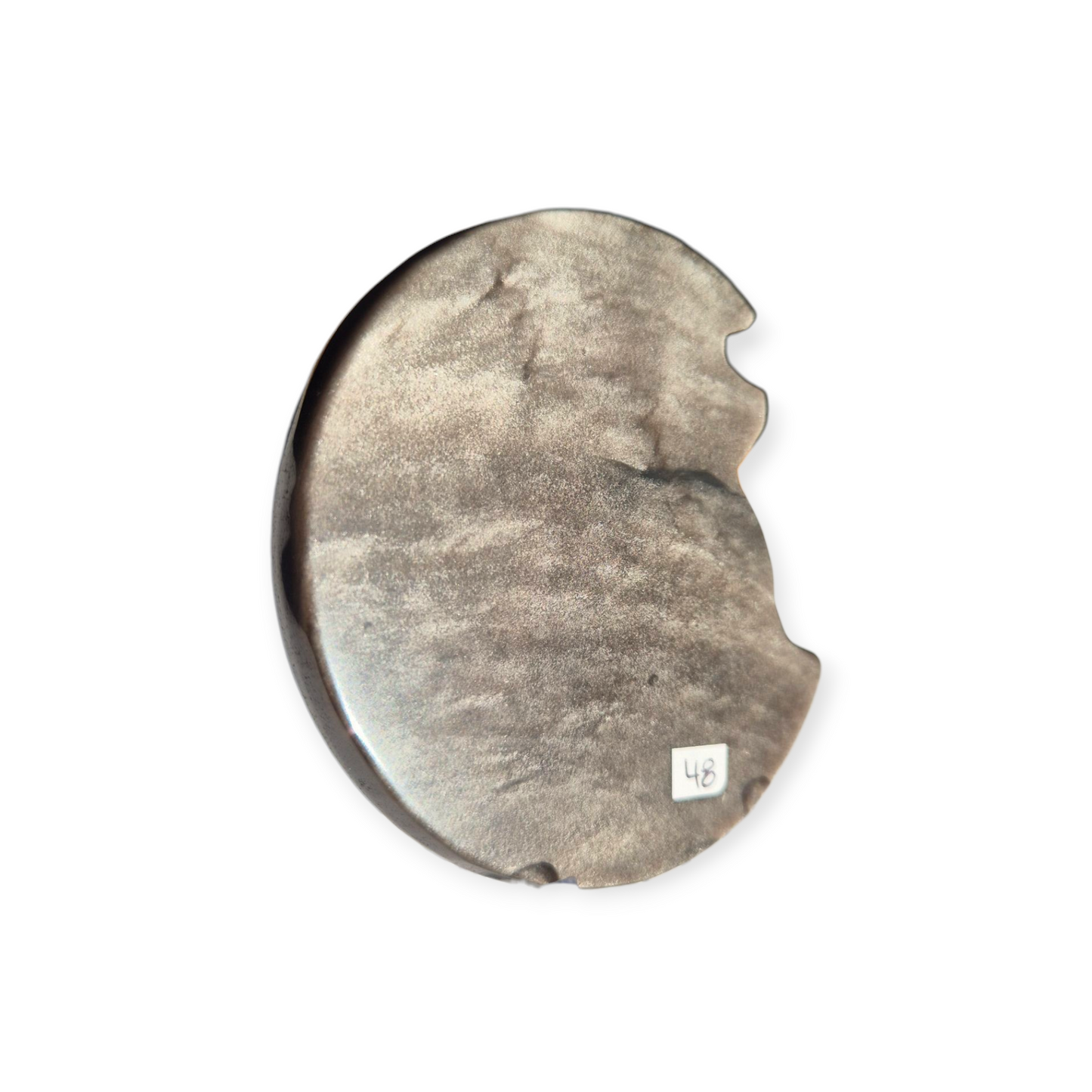 Crystals - Silver Sheen Obsidian Kitsune Carving