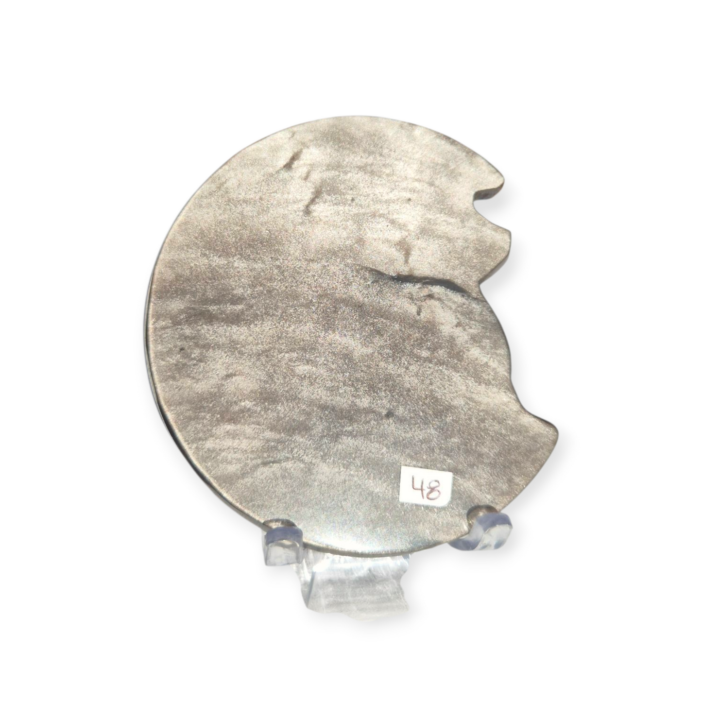 Crystals - Silver Sheen Obsidian Kitsune Carving