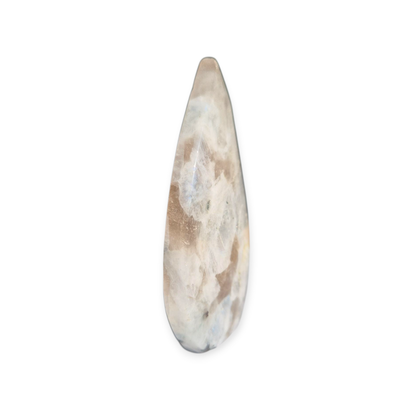 Crystals - Rainbow Moonstone (with Smoky Quartz inclusions) Freeform