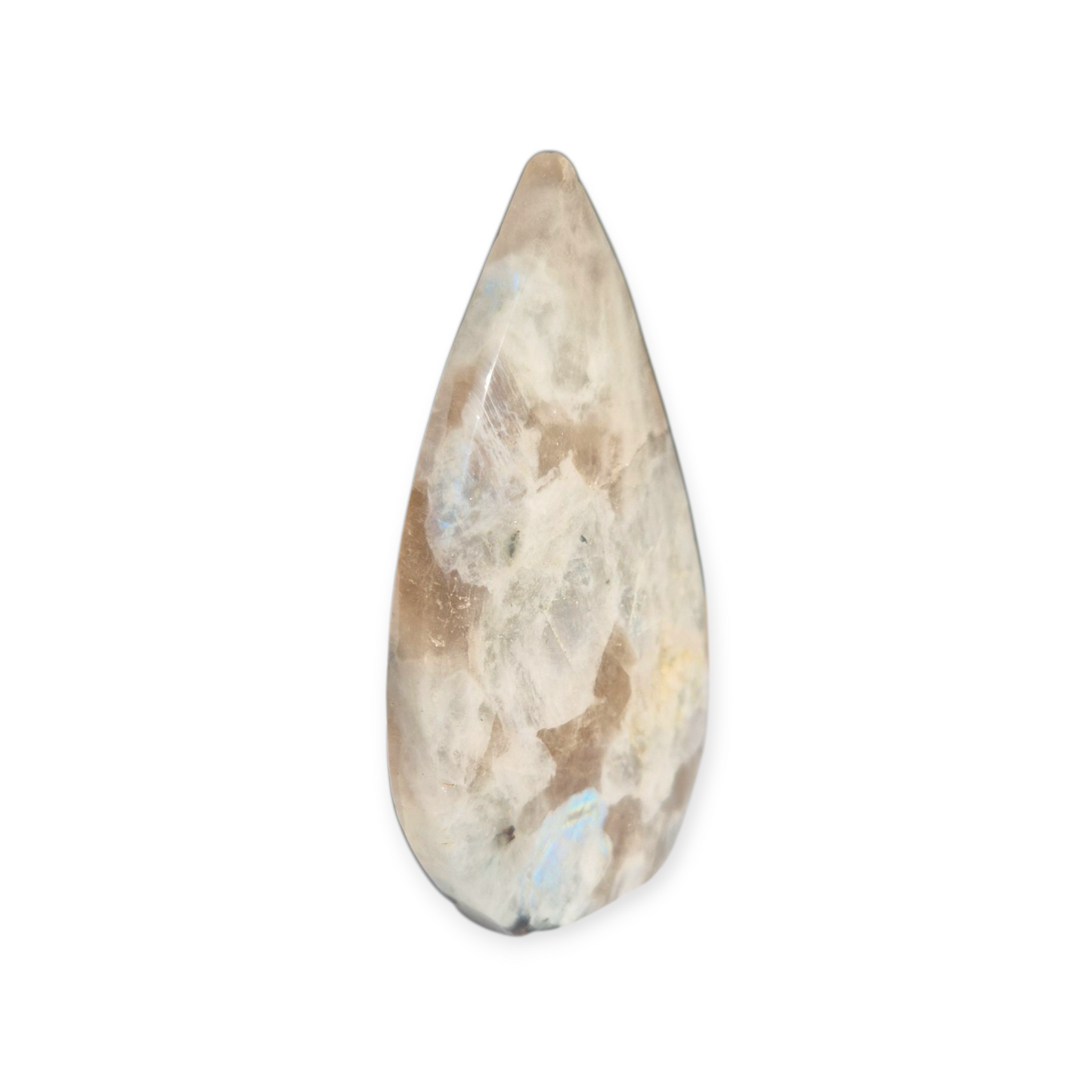 Crystals - Rainbow Moonstone (with Smoky Quartz inclusions) Freeform