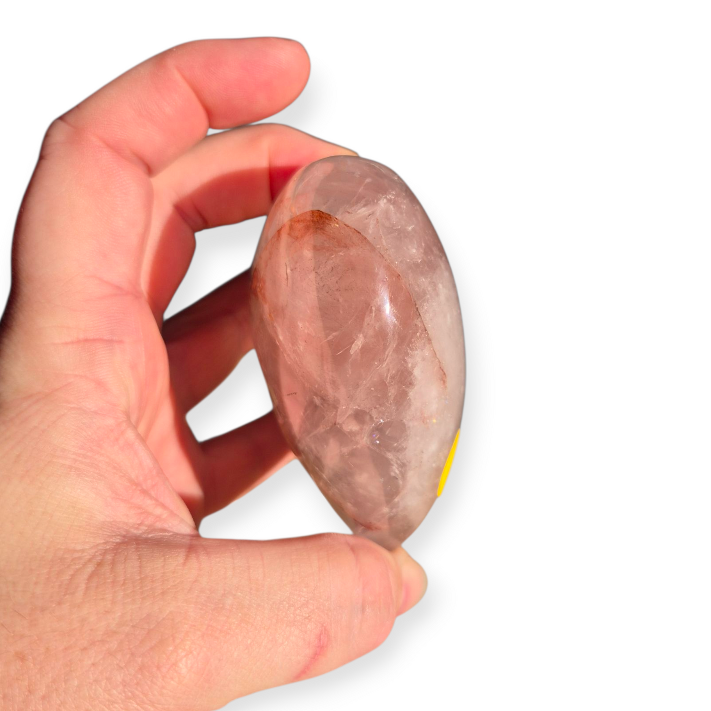 Crystals - Fire Quartz (Hematoid Quartz) Polished Heart