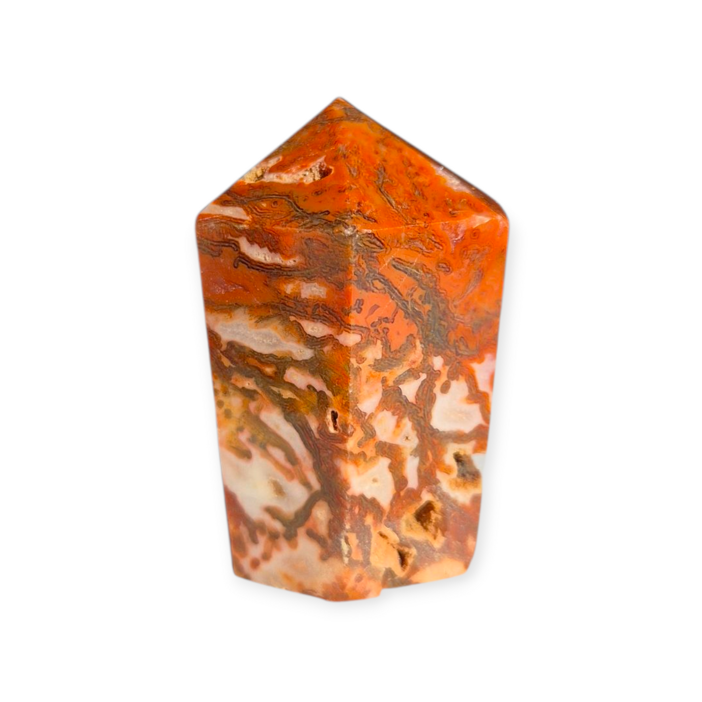 Crystals - Red and Green Moss Agate Generator/Point