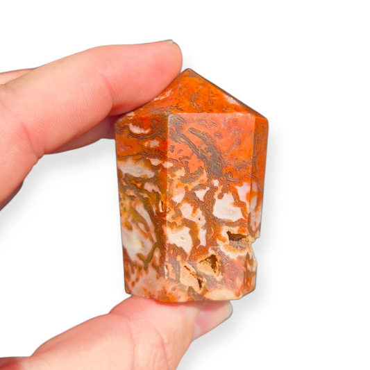 Crystals - Red and Green Moss Agate Generator/Point