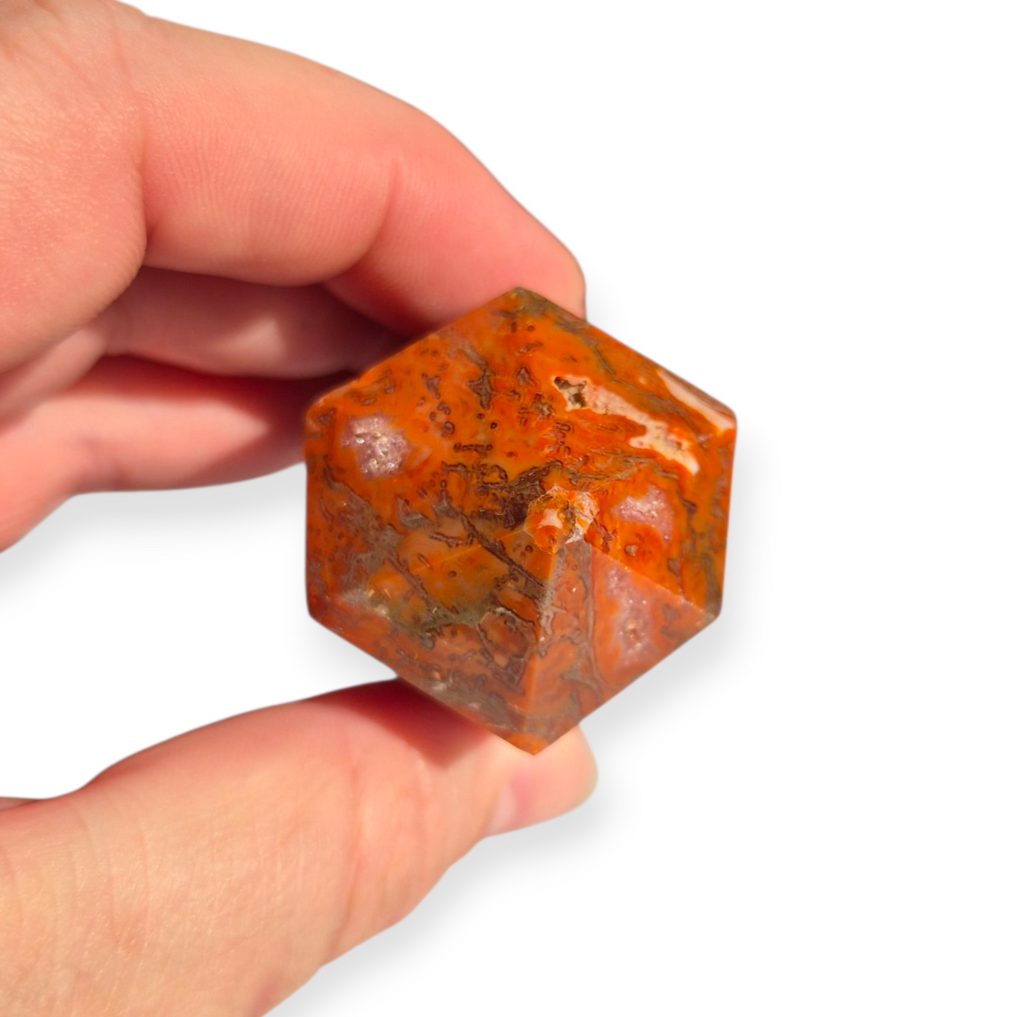 Crystals - Red and Green Moss Agate Generator/Point