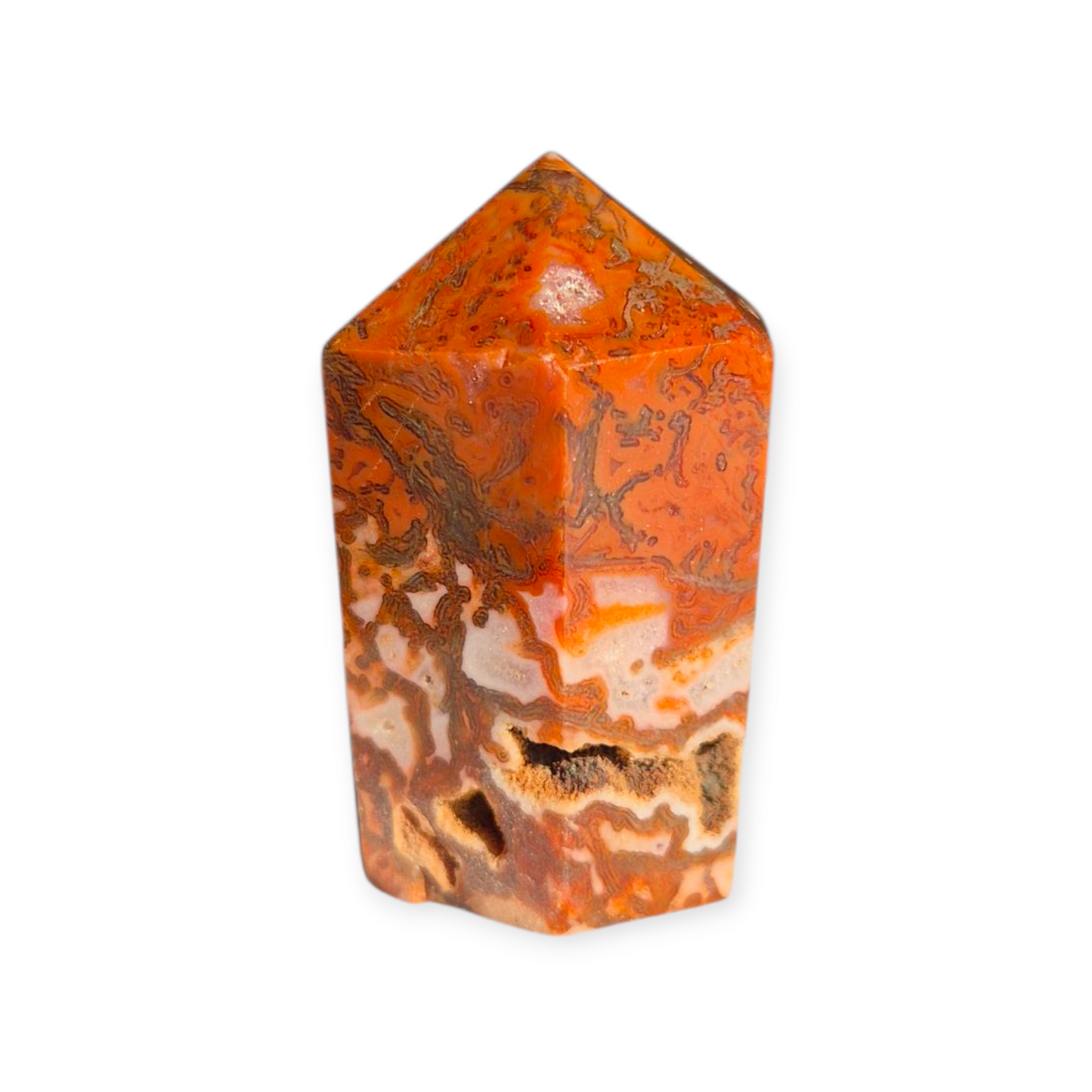 Crystals - Red and Green Moss Agate Generator/Point