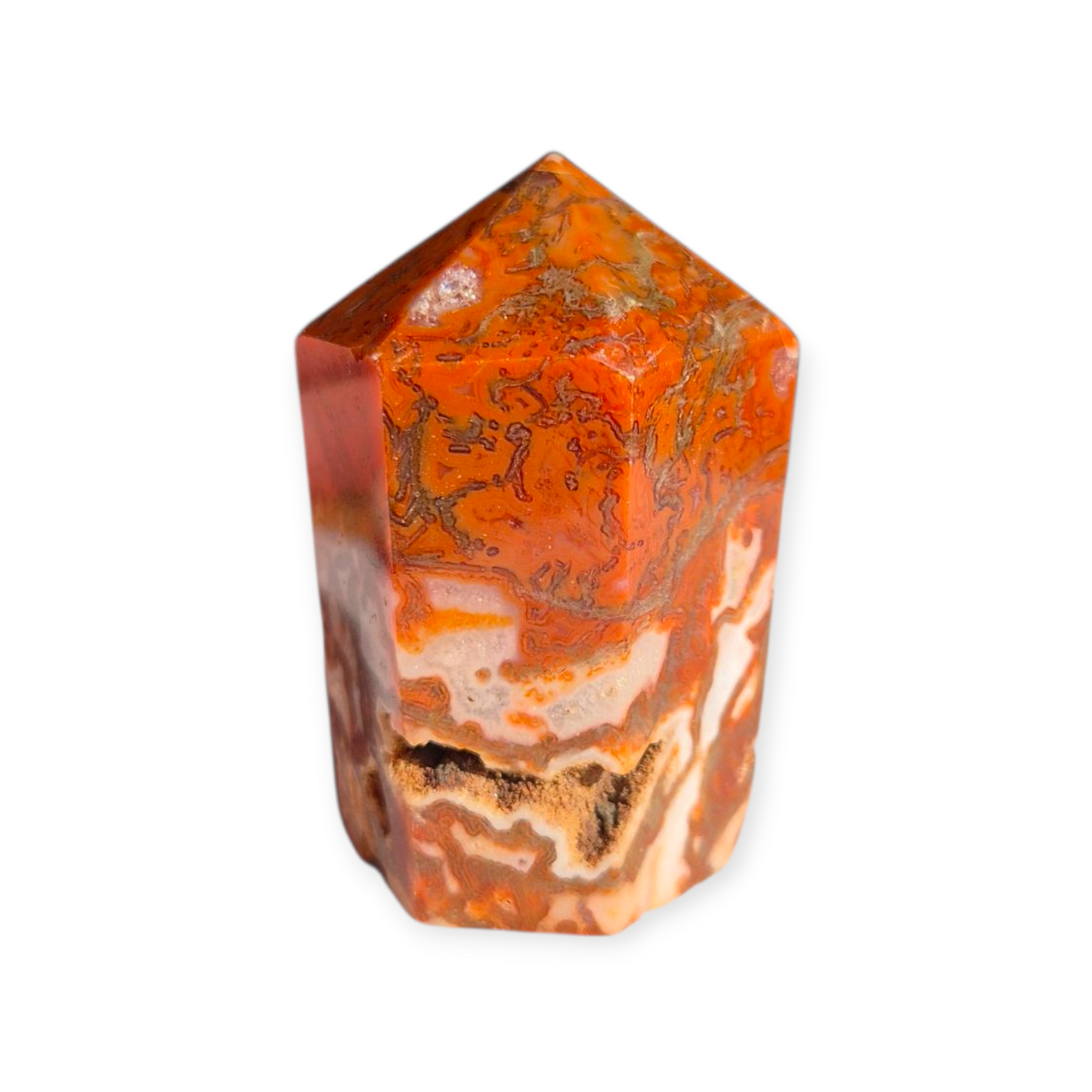 Crystals - Red and Green Moss Agate Generator/Point