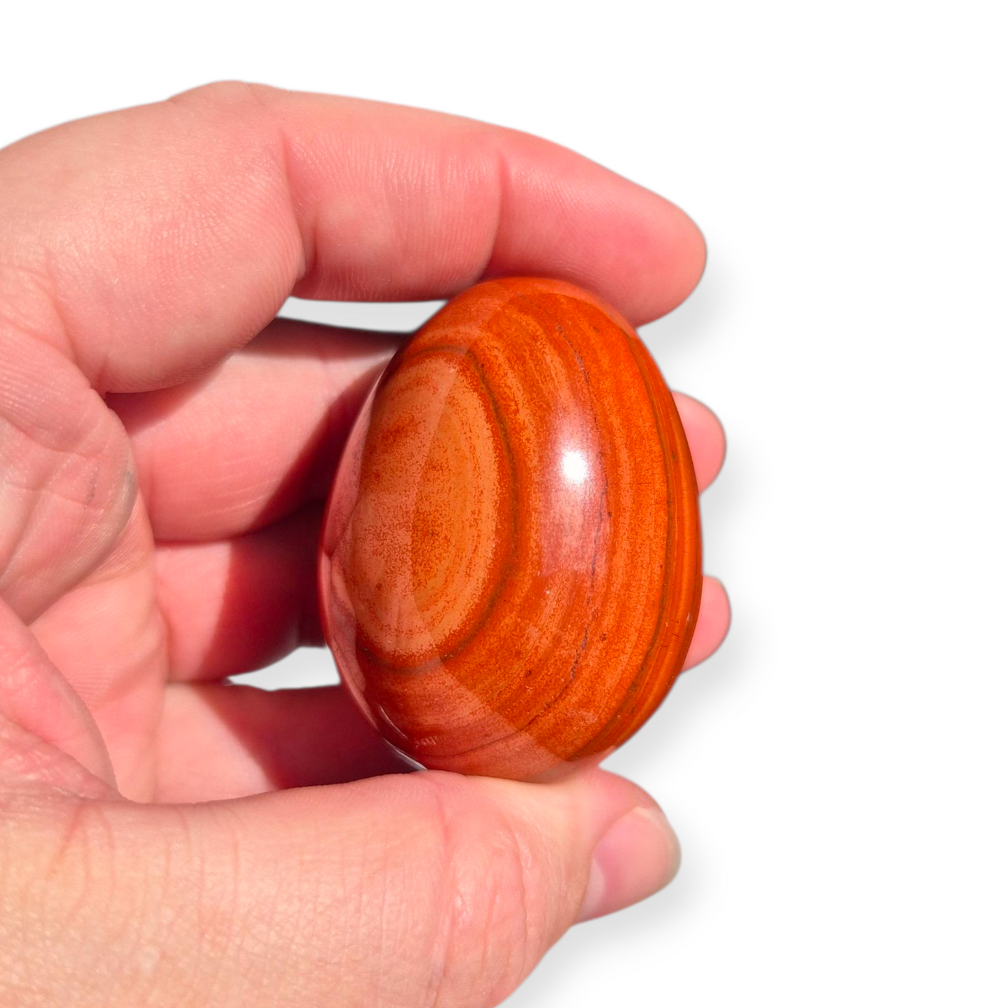 Crystals - Red Jasper Polished Egg