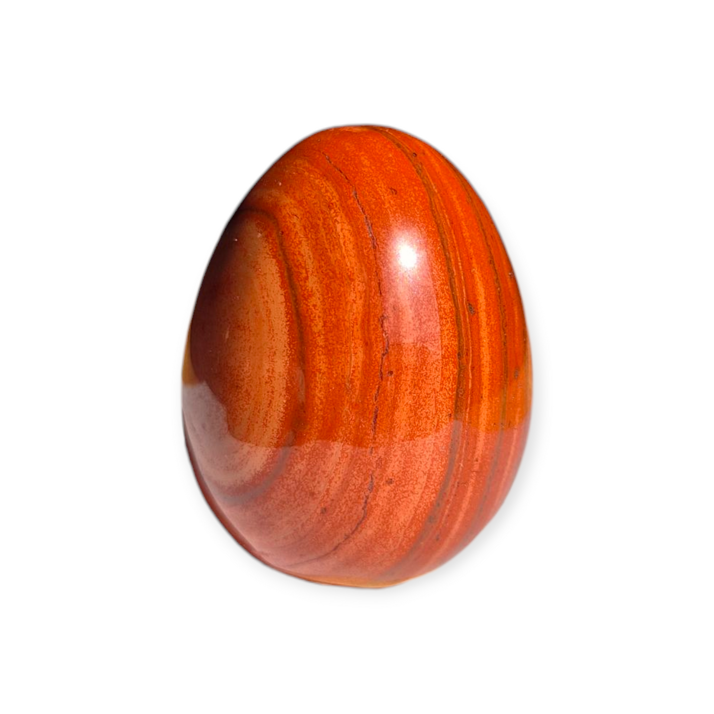 Crystals - Red Jasper Polished Egg