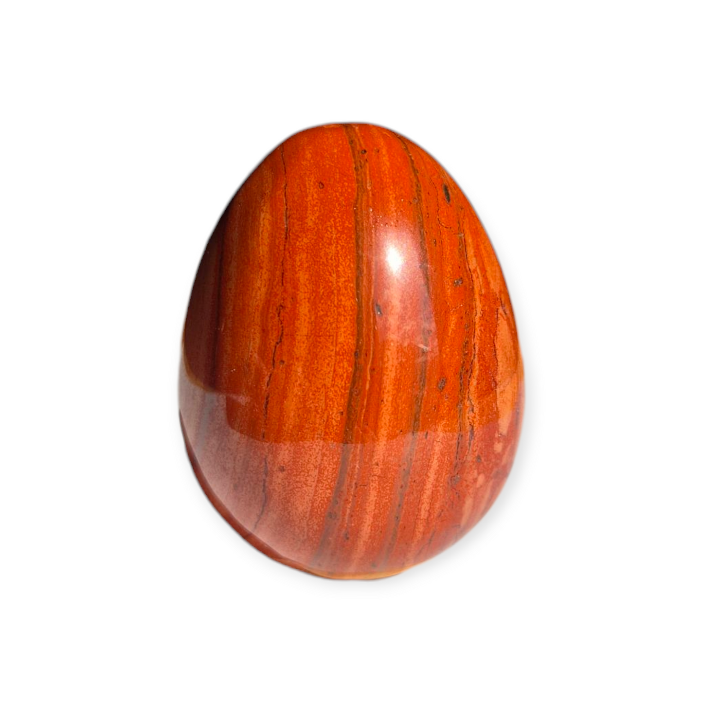 Crystals - Red Jasper Polished Egg