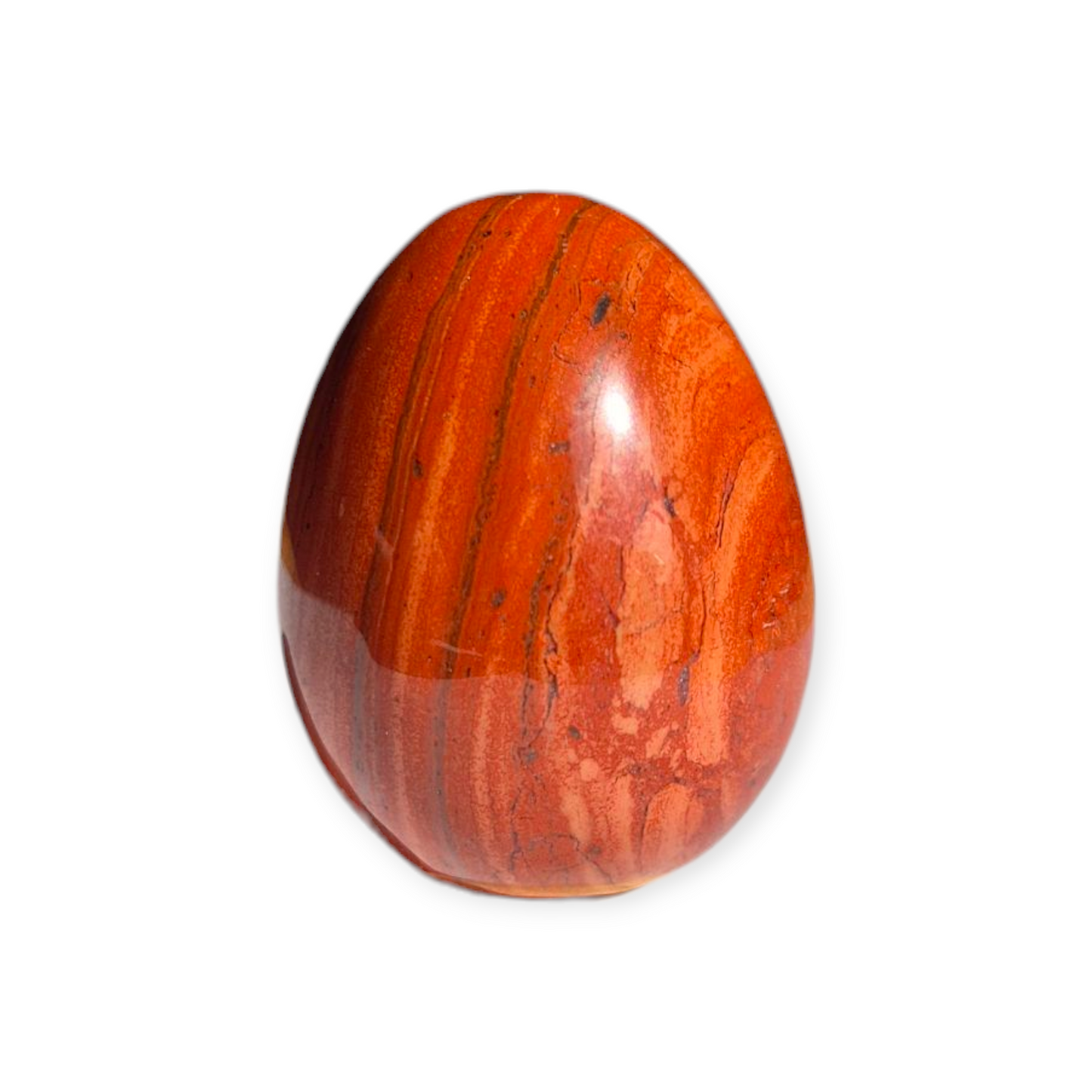 Crystals - Red Jasper Polished Egg
