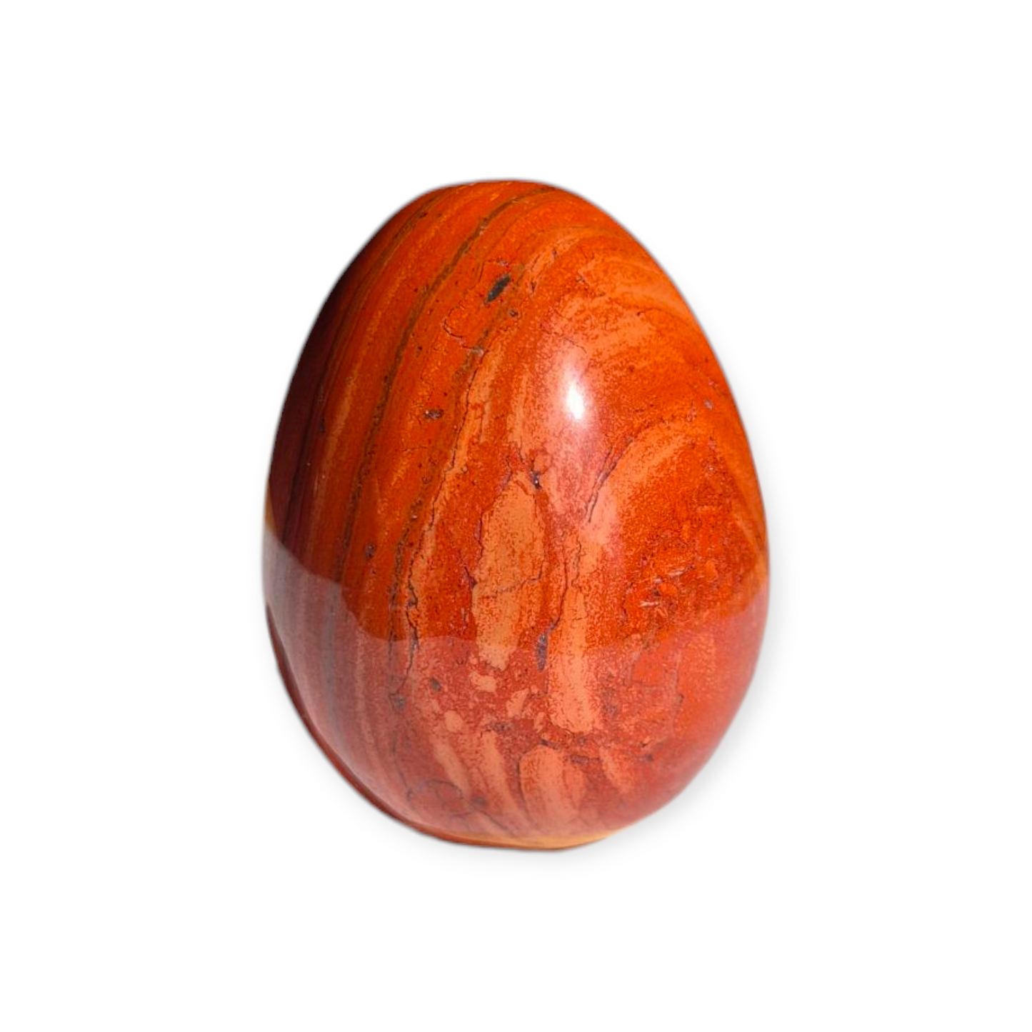 Crystals - Red Jasper Polished Egg