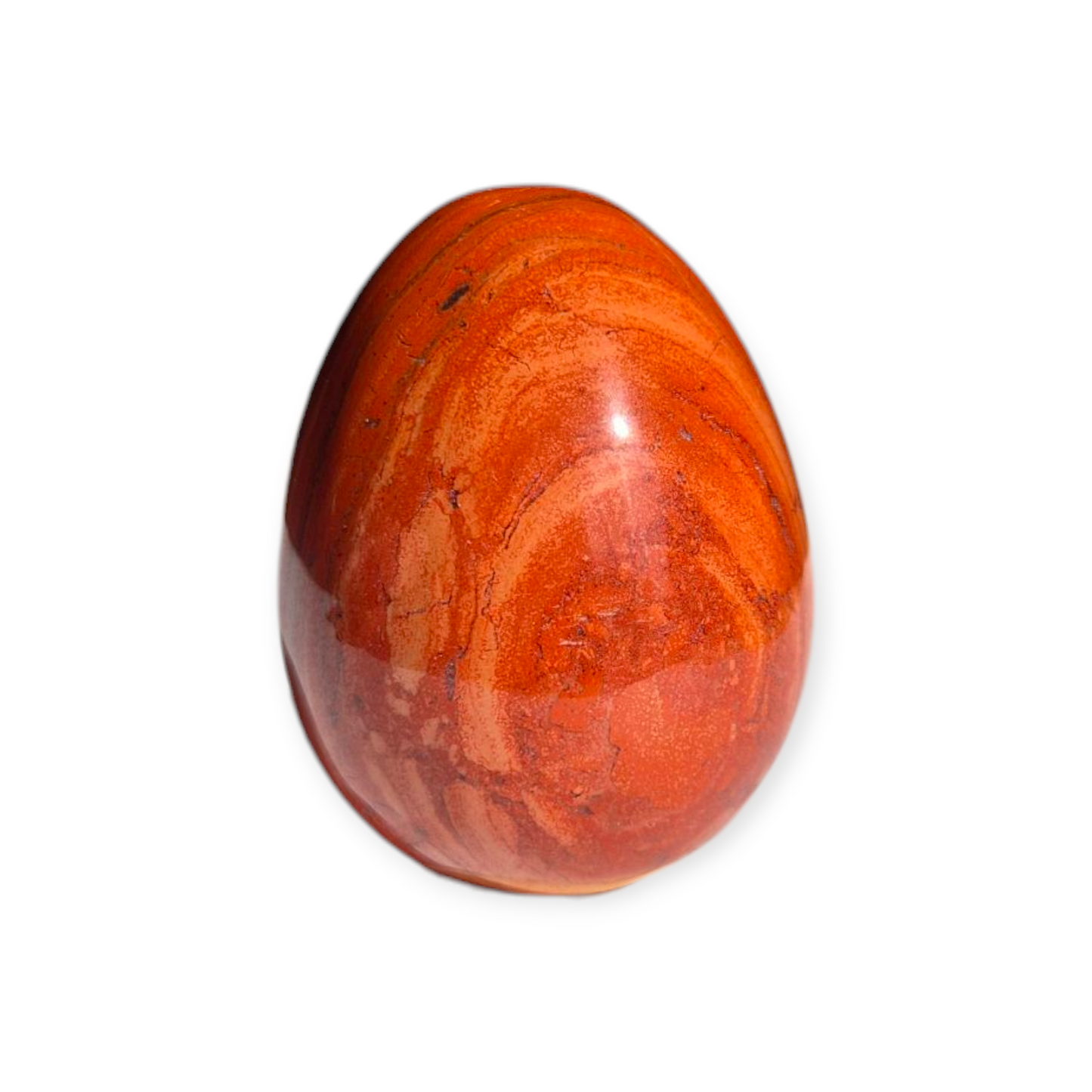 Crystals - Red Jasper Polished Egg