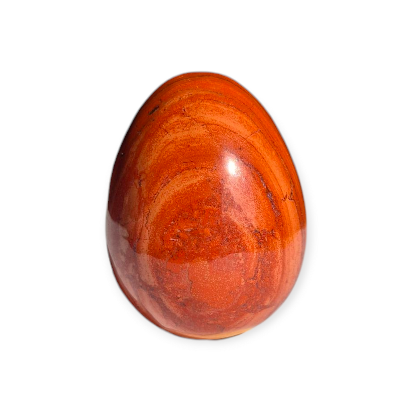 Crystals - Red Jasper Polished Egg