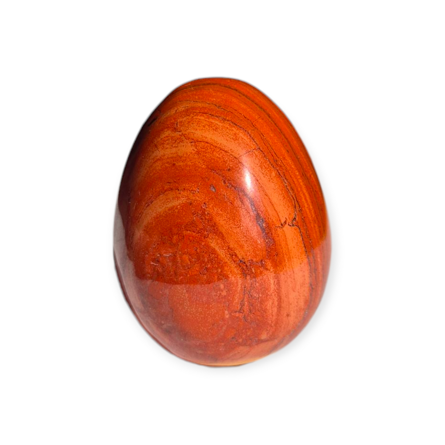 Crystals - Red Jasper Polished Egg