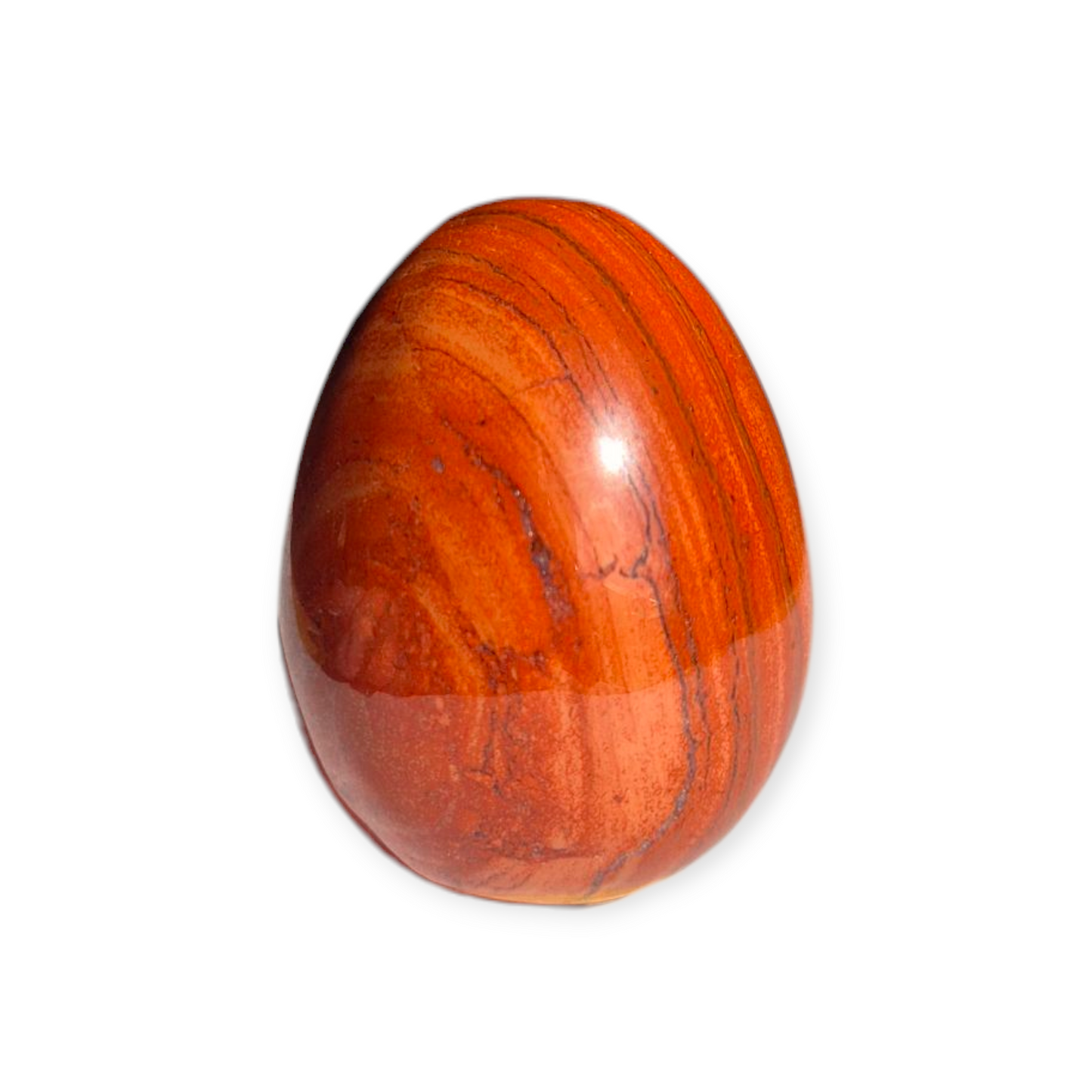Crystals - Red Jasper Polished Egg