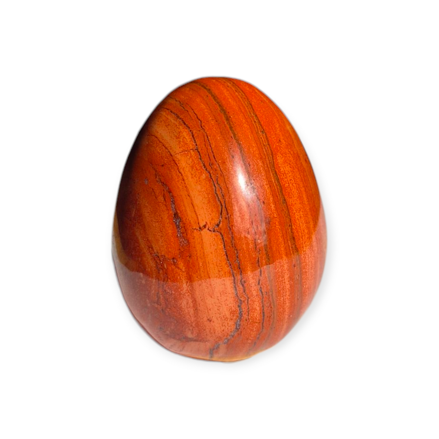 Crystals - Red Jasper Polished Egg