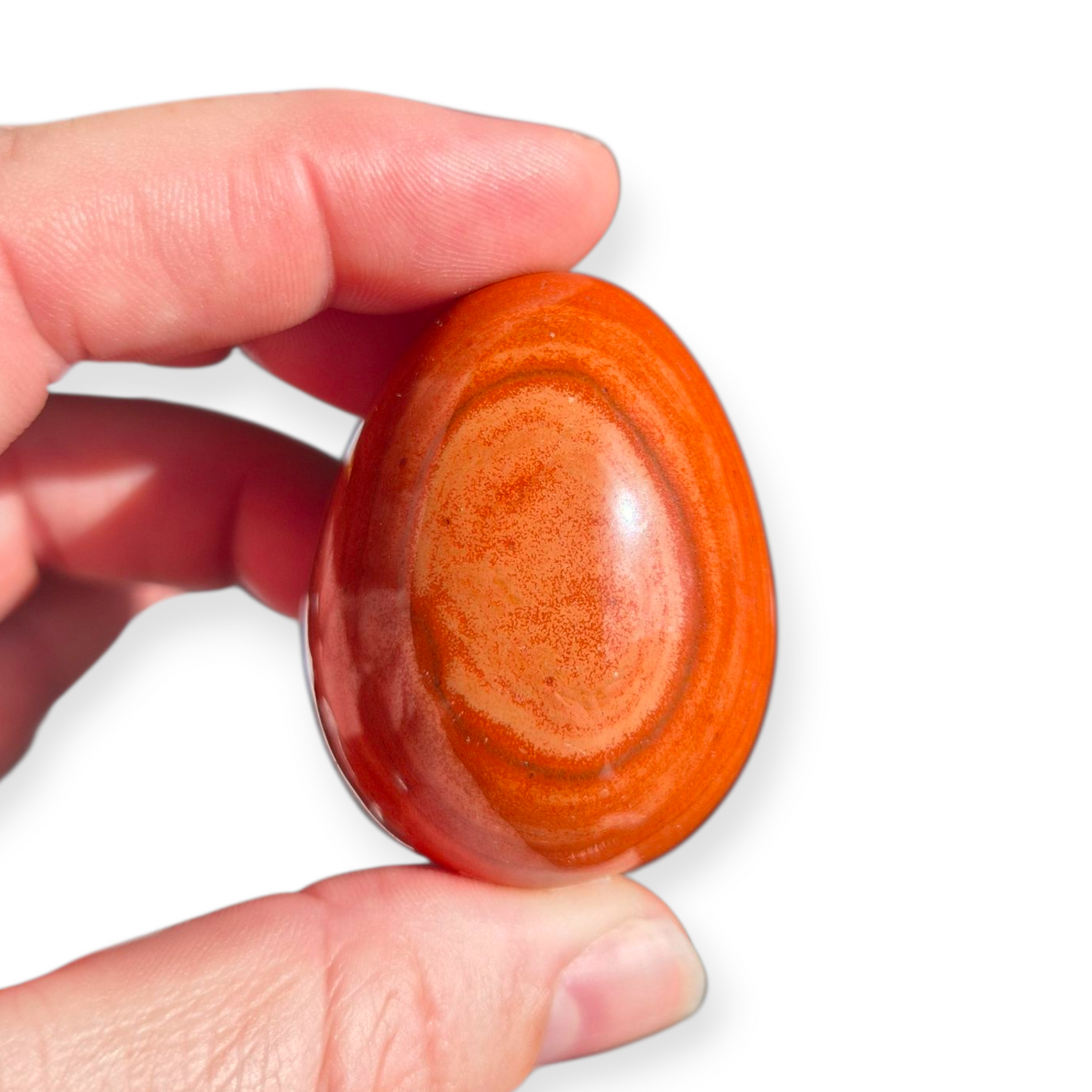 Crystals - Red Jasper Polished Egg