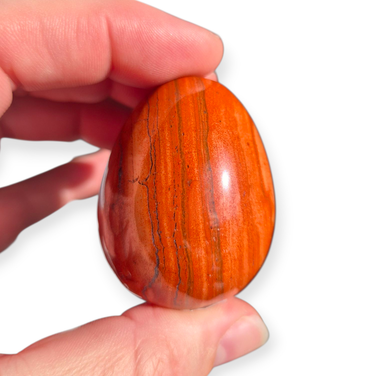 Crystals - Red Jasper Polished Egg